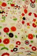画像3: O1225P 女性用 女の子用着物   シルク（正絹） アイボリー,  菊 【中古】【USED】【リサイクル】 ★★☆☆☆【O1225P】 (3)