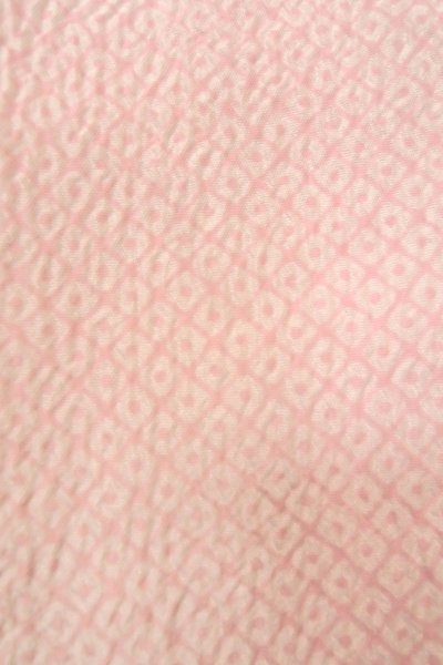 画像6: O1225T 女性用 女の子用長襦袢   化繊 淡い桃色,  かのこ 【中古】【USED】【リサイクル】 ★★★☆☆【O1225T】 (6)