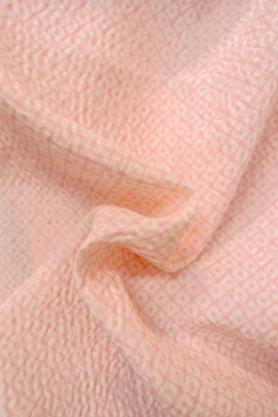 画像11: O1225T 女性用 女の子用長襦袢   化繊 淡い桃色,  かのこ 【中古】【USED】【リサイクル】 ★★★☆☆【O1225T】 (11)