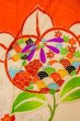 画像5: O1225U 女性用 女の子用着物   シルク（正絹） オフ　ホワイト,  桜 【中古】【USED】【リサイクル】 ★★☆☆☆【O1225U】 (5)