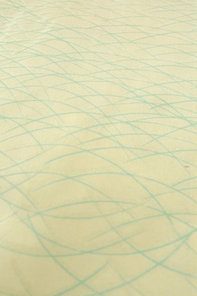 画像8: O1225X 女性用 襦袢   シルク（正絹） オフ　ホワイト,  芝草 【中古】【USED】【リサイクル】 ★★★☆☆【O1225X】 (8)