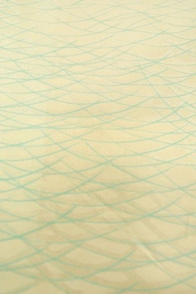 画像9: O1225X 女性用 襦袢   シルク（正絹） オフ　ホワイト,  芝草 【中古】【USED】【リサイクル】 ★★★☆☆【O1225X】 (9)