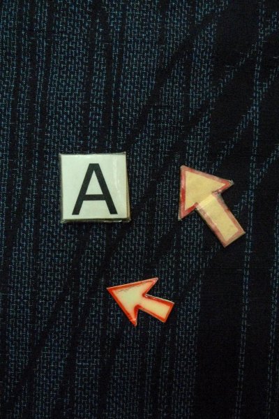 画像14: O1226C 女性用 紬   シルク（正絹） 藍,  線 【中古】【USED】【リサイクル】 ★★☆☆☆【O1226C】 (14)