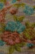画像6: O1226D 女性用 紬   シルク（正絹） 淡い灰色がかったマルチカラー,  花 【中古】【USED】【リサイクル】 ★★★★☆【O1226D】 (6)