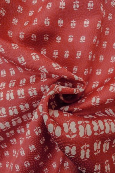 画像12: P0109G 女性用 羽織   化繊 深い桃色,  花 【中古】【USED】【リサイクル】 ★★★☆☆【P0109G】 (12)