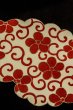 画像7: P0109L 女性用 羽織   シルク（正絹） 黒,  菊 【中古】【USED】【リサイクル】 ★★★★☆【P0109L】 (7)