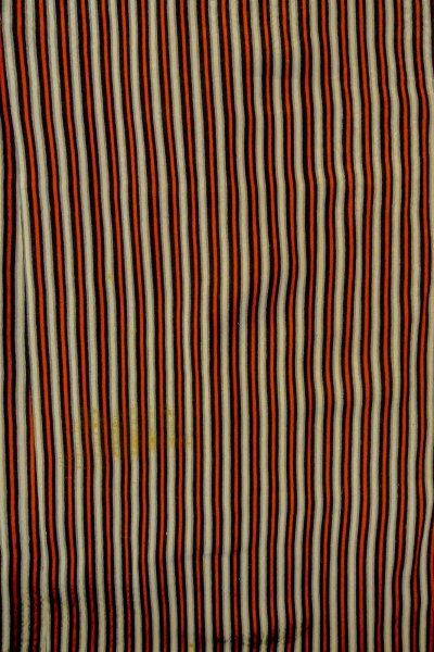 画像3: P0109R 女性用 羽織   シルク（正絹） 鮮やか赤色,  縞 【中古】【USED】【リサイクル】 ★☆☆☆☆【P0109R】 (3)