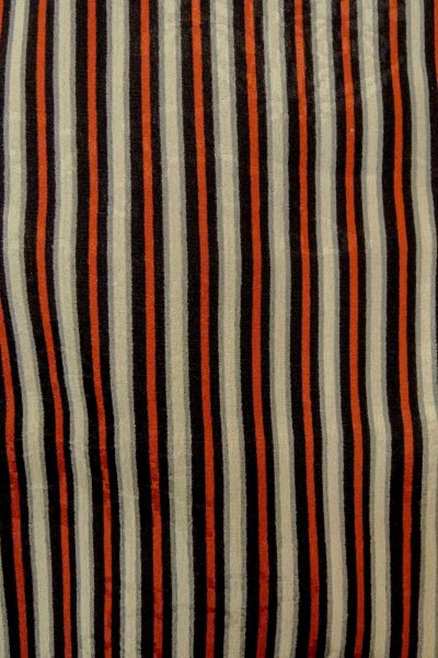 画像5: P0109R 女性用 羽織   シルク（正絹） 鮮やか赤色,  縞 【中古】【USED】【リサイクル】 ★☆☆☆☆【P0109R】 (5)