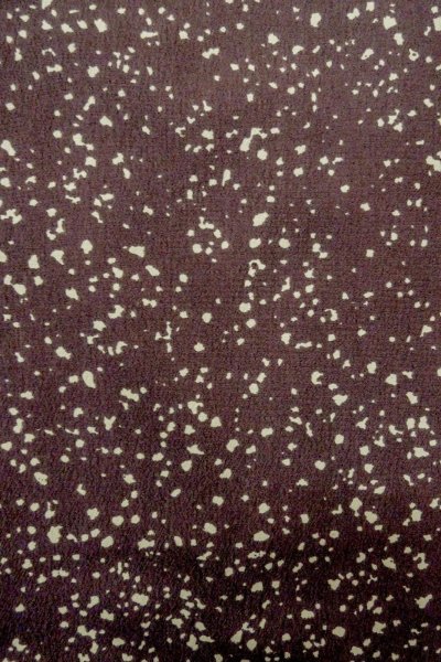 画像5: P0109Y 女性用 羽織   化繊 深い紫色,  小さな点々 【中古】【USED】【リサイクル】 ★★★☆☆【P0109Y】 (5)
