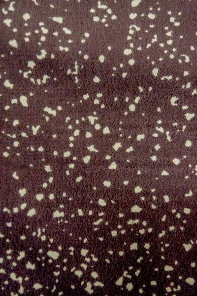 画像6: P0109Y 女性用 羽織   化繊 深い紫色,  小さな点々 【中古】【USED】【リサイクル】 ★★★☆☆【P0109Y】 (6)