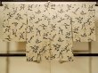 画像2: P0110B 女性用 羽織   シルク（正絹） 灰色がかったベージュ,  花 【中古】【USED】【リサイクル】 ★★★☆☆【P0110B】 (2)