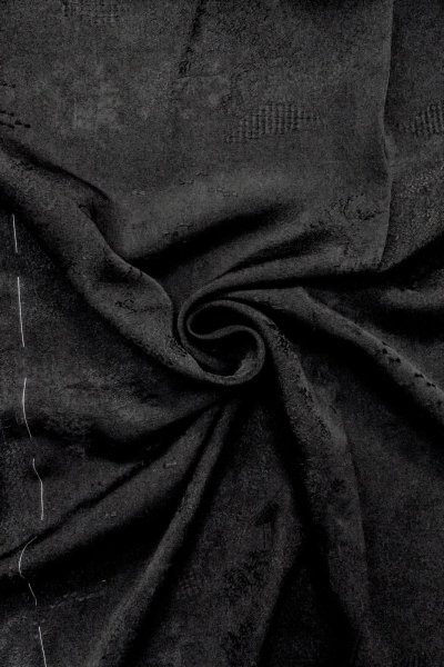 画像13: P0110D 女性用 羽織   シルク（正絹） 黒,  【中古】【USED】【リサイクル】 ★★★☆☆【P0110D】 (13)