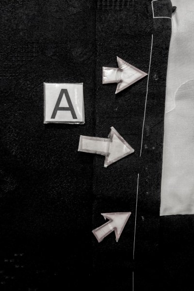 画像15: P0110D 女性用 羽織   シルク（正絹） 黒,  【中古】【USED】【リサイクル】 ★★★☆☆【P0110D】 (15)