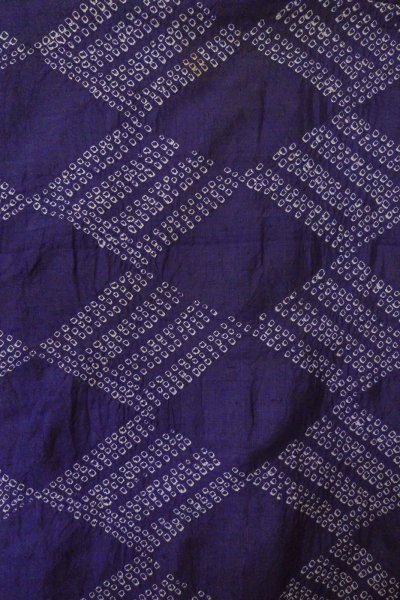 画像3: P0120A 女性用 羽織   シルク（正絹） 深い紫色,  かのこ 【中古】【USED】【リサイクル】 ★★☆☆☆【P0120A】 (3)