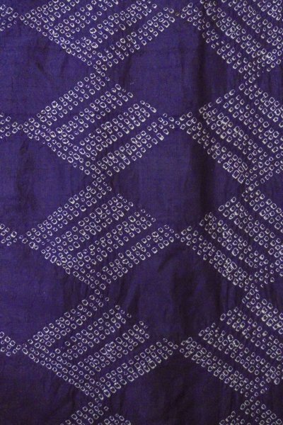 画像4: P0120A 女性用 羽織   シルク（正絹） 深い紫色,  かのこ 【中古】【USED】【リサイクル】 ★★☆☆☆【P0120A】 (4)