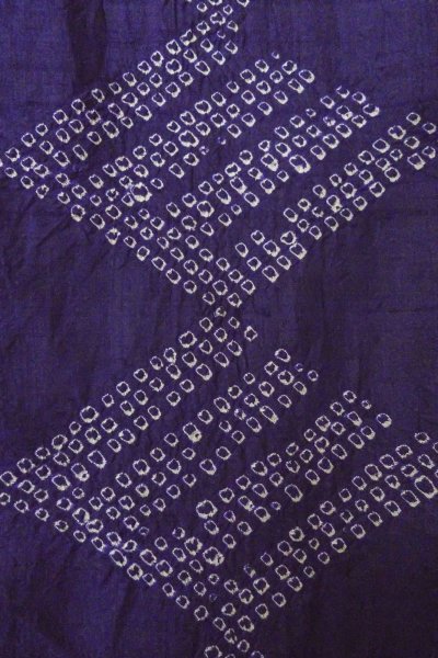 画像5: P0120A 女性用 羽織   シルク（正絹） 深い紫色,  かのこ 【中古】【USED】【リサイクル】 ★★☆☆☆【P0120A】 (5)