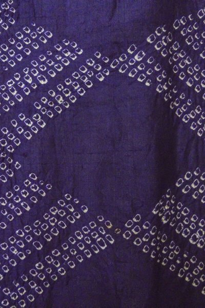 画像6: P0120A 女性用 羽織   シルク（正絹） 深い紫色,  かのこ 【中古】【USED】【リサイクル】 ★★☆☆☆【P0120A】 (6)