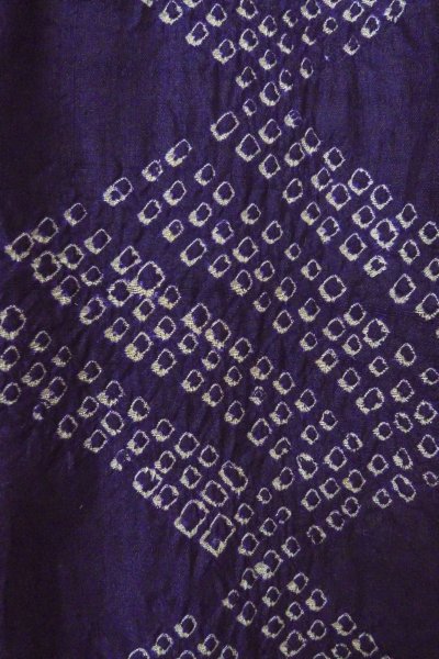 画像7: P0120A 女性用 羽織   シルク（正絹） 深い紫色,  かのこ 【中古】【USED】【リサイクル】 ★★☆☆☆【P0120A】 (7)