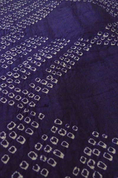 画像10: P0120A 女性用 羽織   シルク（正絹） 深い紫色,  かのこ 【中古】【USED】【リサイクル】 ★★☆☆☆【P0120A】 (10)