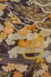 画像6: P0120B 女性用 羽織   シルク（正絹） 深い藤色,  菊 【中古】【USED】【リサイクル】 ★★☆☆☆【P0120B】 (6)