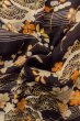 画像13: P0120B 女性用 羽織   シルク（正絹） 深い藤色,  菊 【中古】【USED】【リサイクル】 ★★☆☆☆【P0120B】 (13)