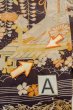 画像15: P0120B 女性用 羽織   シルク（正絹） 深い藤色,  菊 【中古】【USED】【リサイクル】 ★★☆☆☆【P0120B】 (15)