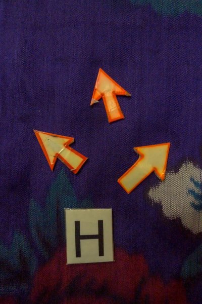 画像21: P0120F 女性用 羽織   シルク（正絹） 深い紫色,  ぼたん 【中古】【USED】【リサイクル】 ★★☆☆☆【P0120F】 (21)