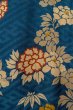 画像6: P0120G 女性用 羽織   シルク（正絹） 灰色がかった青,  ぼたん 【中古】【USED】【リサイクル】 ★★☆☆☆【P0120G】 (6)