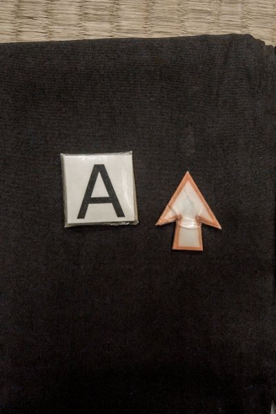 画像16: P0123A 男性用 男の子用着物   シルク（正絹） 黒,  松/松葉 【中古】【USED】【リサイクル】 ★★★☆☆【P0123A】 (16)