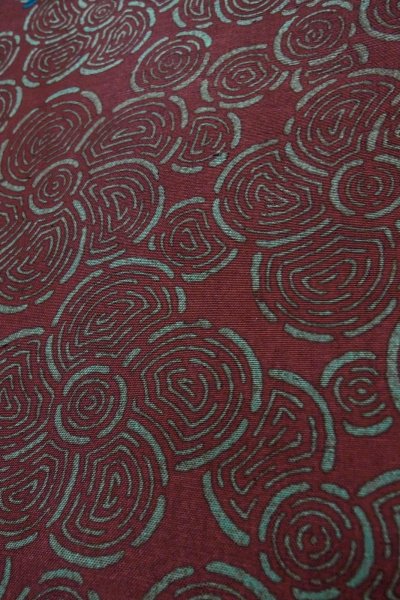 画像9: P0123C 女性用 羽織   シルク（正絹） 赤み紫色,  梅 【中古】【USED】【リサイクル】 ★☆☆☆☆【P0123C】 (9)