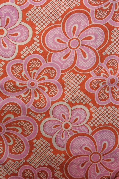 画像13: P0123C 女性用 羽織   シルク（正絹） 赤み紫色,  梅 【中古】【USED】【リサイクル】 ★☆☆☆☆【P0123C】 (13)