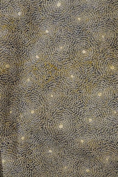 画像4: P0123D 女性用 羽織   シルク（正絹） 黒,  花 【中古】【USED】【リサイクル】 ★★★★☆【P0123D】 (4)