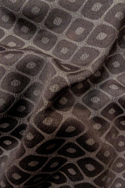 画像10: P0123F 女性用 羽織   シルク（正絹） 灰色がかった淡い紫色,  菱 【中古】【USED】【リサイクル】 ★★☆☆☆【P0123F】 (10)