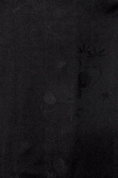 画像5: P0123G 女性用 羽織   シルク（正絹） 黒,  【中古】【USED】【リサイクル】 ★★★★☆【P0123G】 (5)