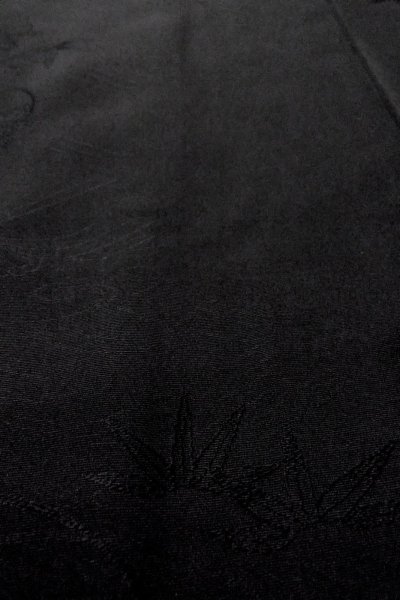 画像10: P0123G 女性用 羽織   シルク（正絹） 黒,  【中古】【USED】【リサイクル】 ★★★★☆【P0123G】 (10)