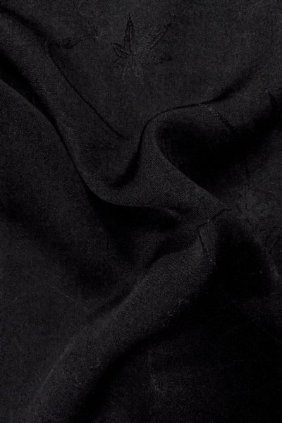 画像13: P0123G 女性用 羽織   シルク（正絹） 黒,  【中古】【USED】【リサイクル】 ★★★★☆【P0123G】 (13)