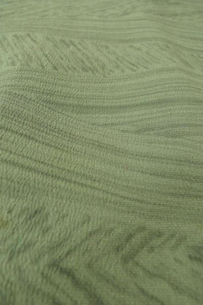 画像9: P0123H 女性用 羽織   シルク（正絹） 淡い灰色がかった青緑色,  線 【中古】【USED】【リサイクル】 ★★☆☆☆【P0123H】 (9)