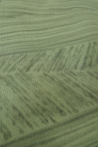 画像10: P0123H 女性用 羽織   シルク（正絹） 淡い灰色がかった青緑色,  線 【中古】【USED】【リサイクル】 ★★☆☆☆【P0123H】 (10)