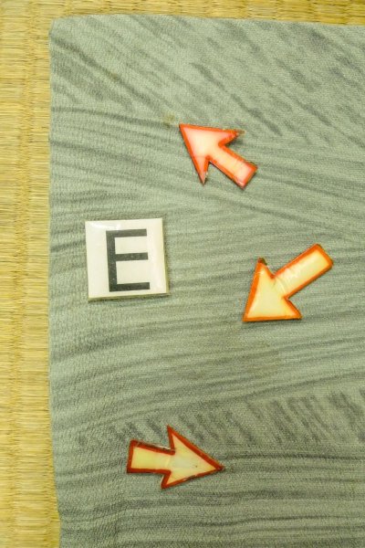 画像18: P0123H 女性用 羽織   シルク（正絹） 淡い灰色がかった青緑色,  線 【中古】【USED】【リサイクル】 ★★☆☆☆【P0123H】 (18)