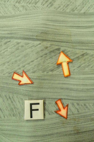 画像19: P0123H 女性用 羽織   シルク（正絹） 淡い灰色がかった青緑色,  線 【中古】【USED】【リサイクル】 ★★☆☆☆【P0123H】 (19)