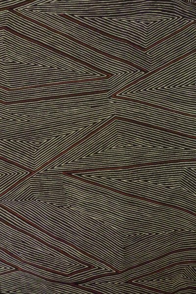 画像3: P0123I 女性用 羽織   シルク（正絹） 黒,  三角 【中古】【USED】【リサイクル】 ★★★☆☆【P0123I】 (3)