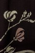 画像5: P0123K 女性用 羽織   シルク（正絹） 黒,  花 【中古】【USED】【リサイクル】 ★★★★☆【P0123K】 (5)