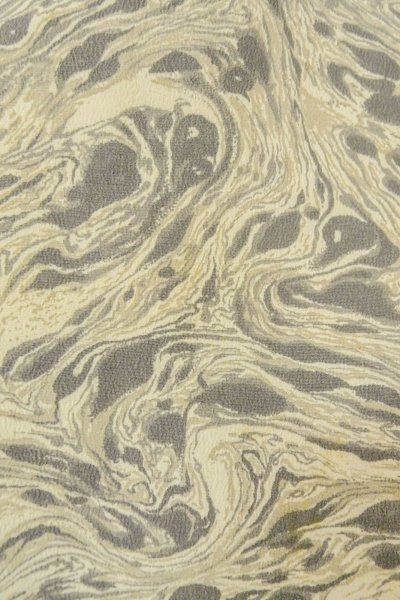 画像7: P0123M 女性用 羽織   シルク（正絹） 灰色,  もみじ 【中古】【USED】【リサイクル】 ★★☆☆☆【P0123M】 (7)