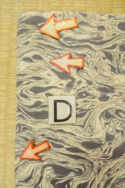 画像17: P0123M 女性用 羽織   シルク（正絹） 灰色,  もみじ 【中古】【USED】【リサイクル】 ★★☆☆☆【P0123M】 (17)