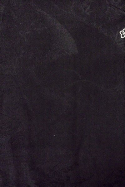 画像3: P0123O 女性用 羽織   シルク（正絹） 黒,  【中古】【USED】【リサイクル】 ★★★☆☆【P0123O】 (3)