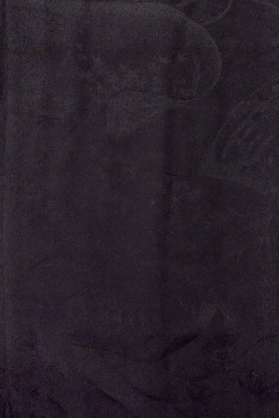 画像4: P0123O 女性用 羽織   シルク（正絹） 黒,  【中古】【USED】【リサイクル】 ★★★☆☆【P0123O】 (4)