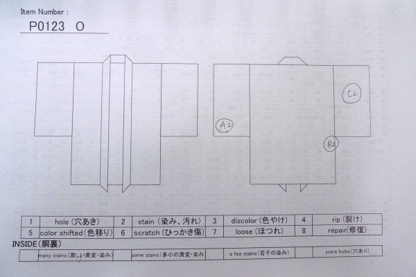 画像14: P0123O 女性用 羽織   シルク（正絹） 黒,  【中古】【USED】【リサイクル】 ★★★☆☆【P0123O】 (14)