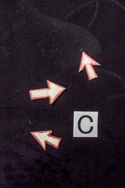 画像17: P0123O 女性用 羽織   シルク（正絹） 黒,  【中古】【USED】【リサイクル】 ★★★☆☆【P0123O】 (17)