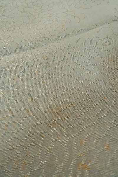 画像11: P0123P 女性用 羽織   シルク（正絹） 薄い青み灰色,  【中古】【USED】【リサイクル】 ★★☆☆☆【P0123P】 (11)