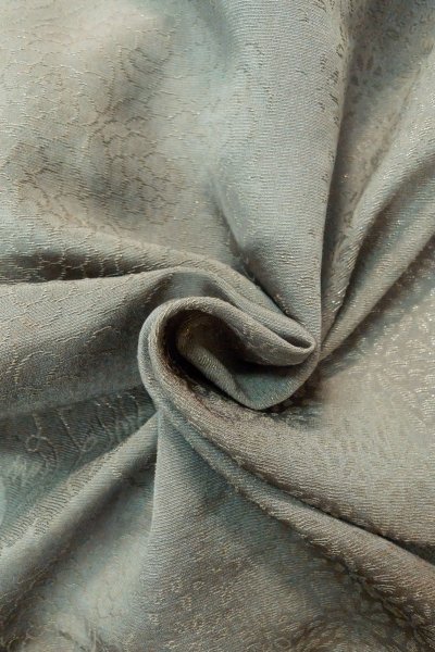 画像12: P0123P 女性用 羽織   シルク（正絹） 薄い青み灰色,  【中古】【USED】【リサイクル】 ★★☆☆☆【P0123P】 (12)